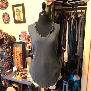 🌺Charcoal Ribbed Tank🌺